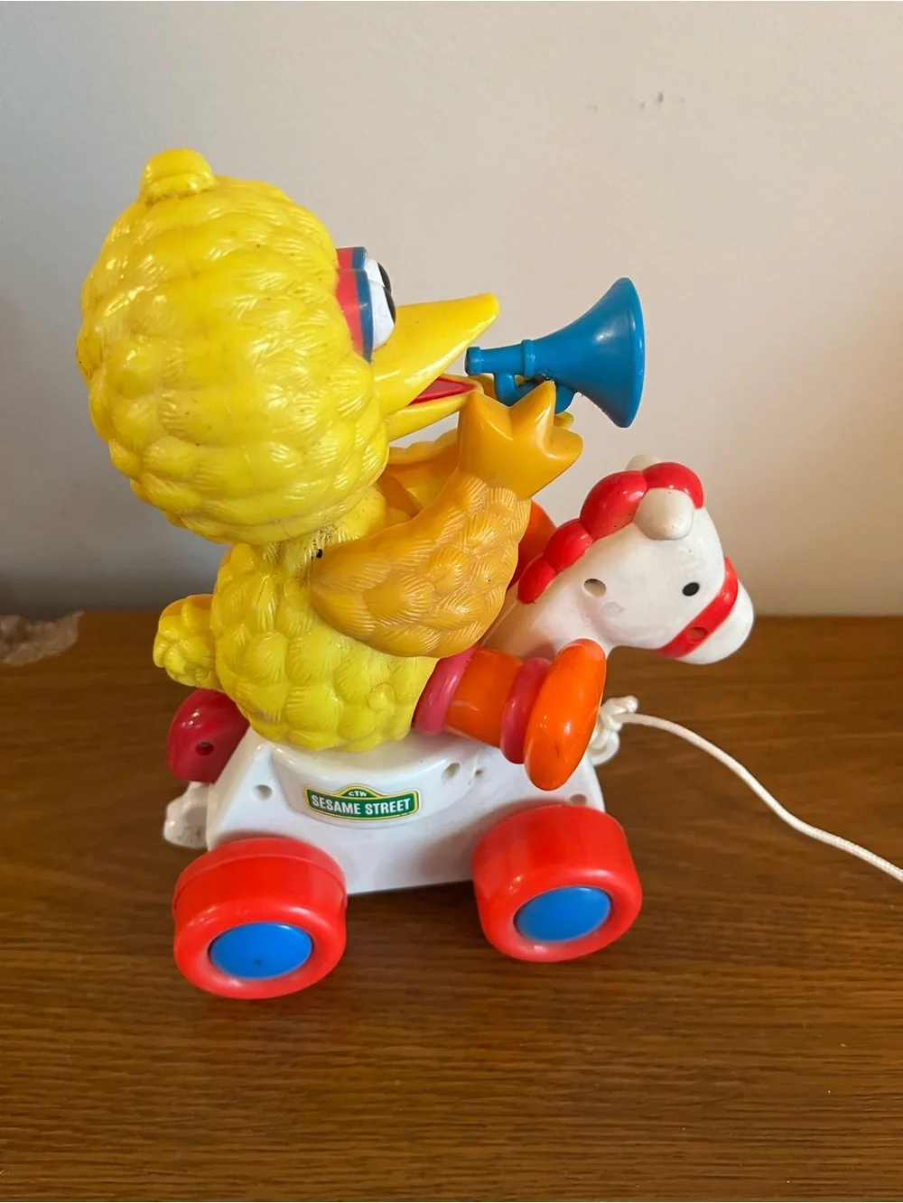 Vintage Sesame Street Pull Along Train